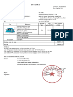 Invoice: The Buyer The Seller