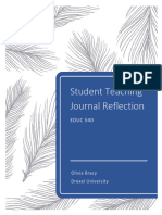 Educ 540 Journal Reflection