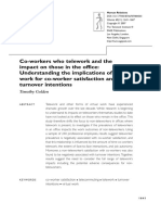 Golden 2007 Understanding The Implications of Virtual Work For Co Worker Satisfaction and TOI