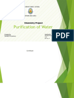 Purification of Water