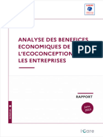 Analyse Des Bénéfices Économiques de L'écoconception Pour Les Entreprises