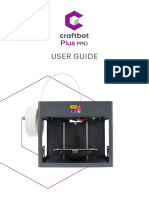 Craftbot Plus Pro Printer User Manual 2020 ENG