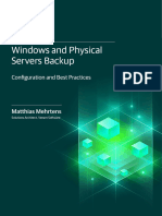 Physical Servers Backup Best Practices Configuration