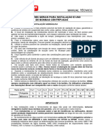 Manual Técnico: Instruções Gerais para Instalação E Uso de Bombas Centrífugas