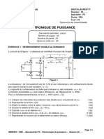 Sujet (Corrigé) ELECTRONIQUE DE PUISSANCE 2023