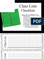 ClassListTemplate 1