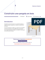 Fiche Construire Une Pergola