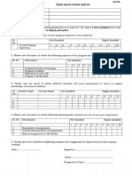 Feedback Form Training