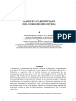 Bases Fundament Derecho Registral