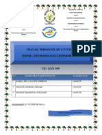 Tpe de Methode D'analyse Et de Separation