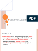 Les Anticoagulants