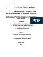 Informe de Ocupacional - Charla de Seguridad y Salud en El Trabajo