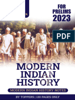 Ias Network 2023 Modern Indian History Notes