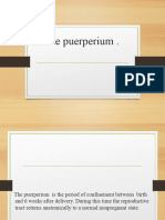 The Puerperium