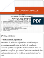 1.1. Recherche Operationnelle-Cours - L3 Uni Pro