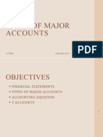 Types of Major Accounts