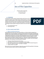 Field Estimates Pile Capacity