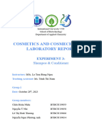 Cosmetics Lab - Group 1 - Report 2