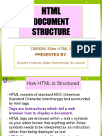 Document Structure: OBM255 Slide HTML 3