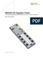 WAGO I/O System Field: 16-Channel Digital Input PROFINET 24 V DC 8 × M12 Connection 765-1101/100-000