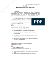 DSA Module 2 Intro To Data Structures 1week