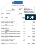 Central Bank Statement From 22-Apr-2023 To 22-Jul-2023.