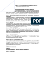 Proyecto Del Reglamento de Aplicación de Sanciones Administrativas de La Municipalidad Distrital de Pucara