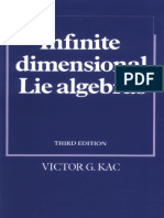 Victor G. Kac - Infinite-Dimensional Lie Algebras-Cambridge University Press (1995)