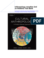 Cultural Anthropology Canadian 2nd Edition Robbins Test Bank