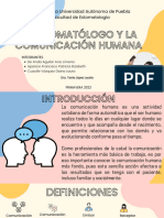 El Estomatólogo y La Comunicación Humana - EQUIPO 3