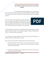 Cambiaría en Algo Nuestra Realidad Si La Idea de Que Hay Un Dios Nunca Hubiese Existido