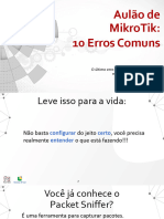 Aulão 10 Erros Comuns Com Mikrotik Routeros