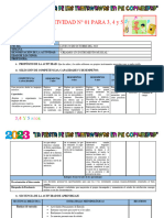 Actividades para 3,4 y 5 Años Semana 32 Del 30 Oct. Al 3 Nov.