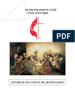 Liturgie Du Culte Du Jeudi Saint 1.4.21