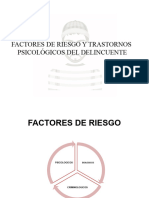 Factores de Riesgo y Transtornos Psicologicos Del Delincuente