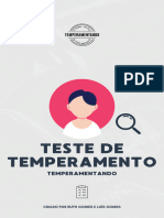 Teste de Temperamento Temperamentando para Impressão