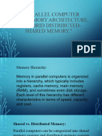 PARALLEL COMPUTER MEMORY ARCHITECTURE Hybrid Distributed Shared Memory