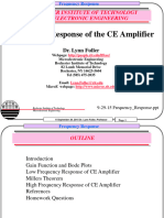 Frequency Response of The CE Amplifier