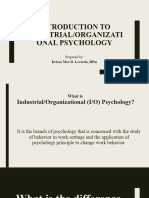 Introduction To Industrial Psychology - 703707659