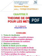 8-Cha8-Theorie de Drude Metaux