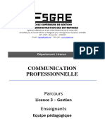 Comminication Professionnelle