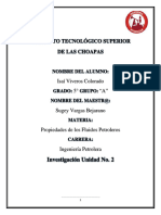 Investigacion Unidad 2. Propiedades de Los Fluidos. Isai Viveros