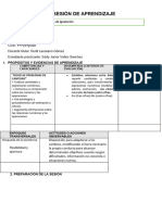 N 10sesión de Aprendizaje Matematica