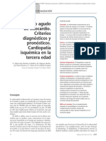 08.063 Infarto Agudo de Miocardio. Criterios Diagnósticos y Pronósticos. Cardiopatía Isquémica en La Tercera Edad