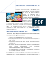 Quienes Están Obligados A Llevar Contabilidad en El Ecuador