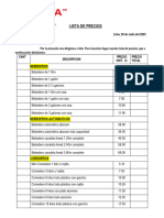 Lista de Precios 05-10-2023