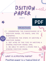 Position Paper