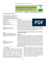 Rustiarini Dan Sudiartana - Board Political Connection and Tax Avoidance Ownership Structure As A Moderating Variable