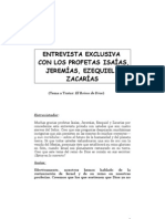 Entrevista Exclusiva Con Los Profetas Isaías, Jeremías, Ezequiel y Zacarías