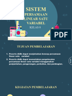 Kegiatan Pembelajaran SPLSV